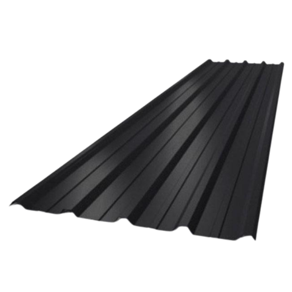 CHAPA ACANALADA "T101" NEGRA